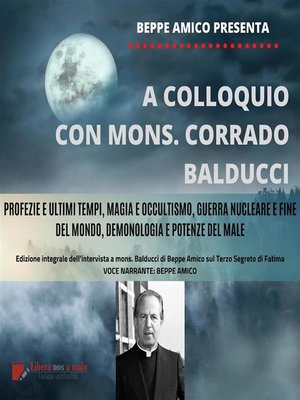 cover image of A colloquio con mons. Corrado Balducci